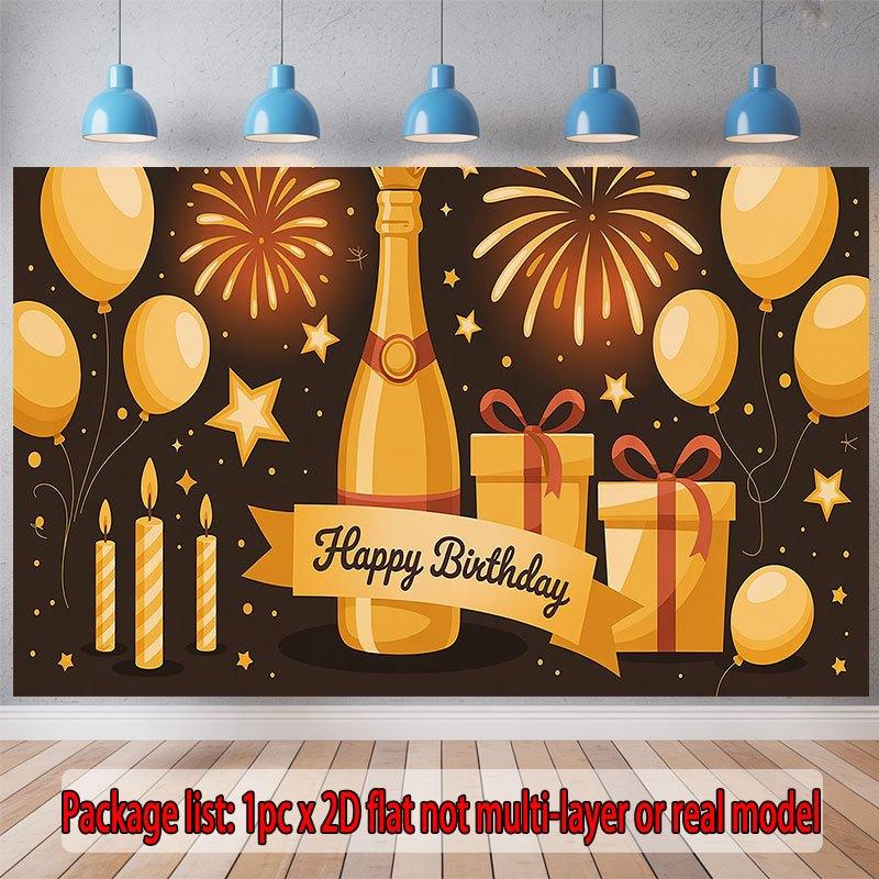 Party Backdrop Flat Golden Elements Events Wedding Coming Ceremony Four Seasons Event Photo Background Front Door Decor