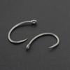 50pcs/pack 8011 Coating High Carbon Fishing Hooks Barbed Hooks Stainless Steel Carp Fishing