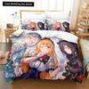 3D Print Anime Girls The Ryuo's Work Is Never Done Bedding Sets Duvet Cover Set With Pillowcase Twin Full Queen King Bedclothes