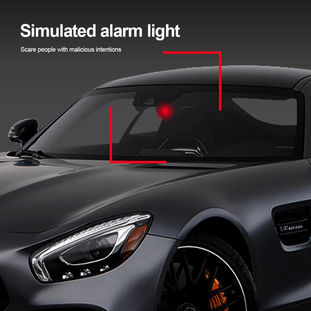 Car Security Light Strobe Signal Security System Simulated Anti-Theft Caution LampTail Light Solar LED Flashing Decorative Light