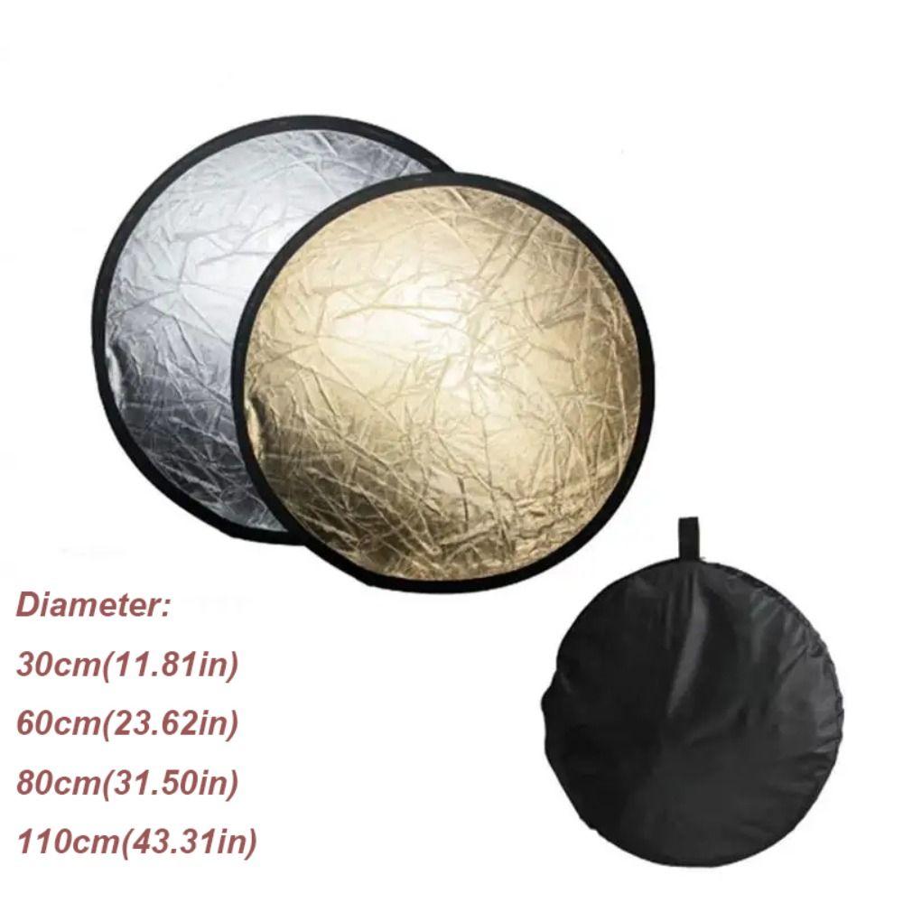 Collapsible 2/5in1 Photography Reflector Portable Polishing Plate New Light Diffuser Photo Studio