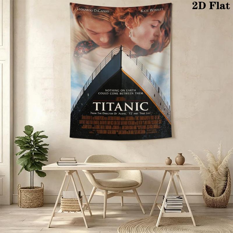 Titanic Journey Tapestry Background Cloth Fashion Print Atmospheric Background Cloth Background Cloth Wall Covering Decoration