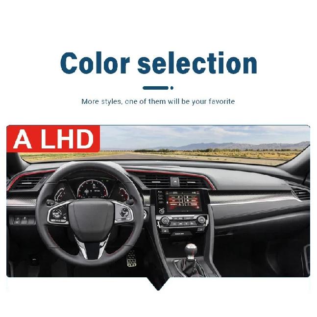 For Honda Civic 10th 2016 2017 2018 2019 2020 Car Dashboard Mat Sun Shade Instrument Desk Non-slip Cover Accessories