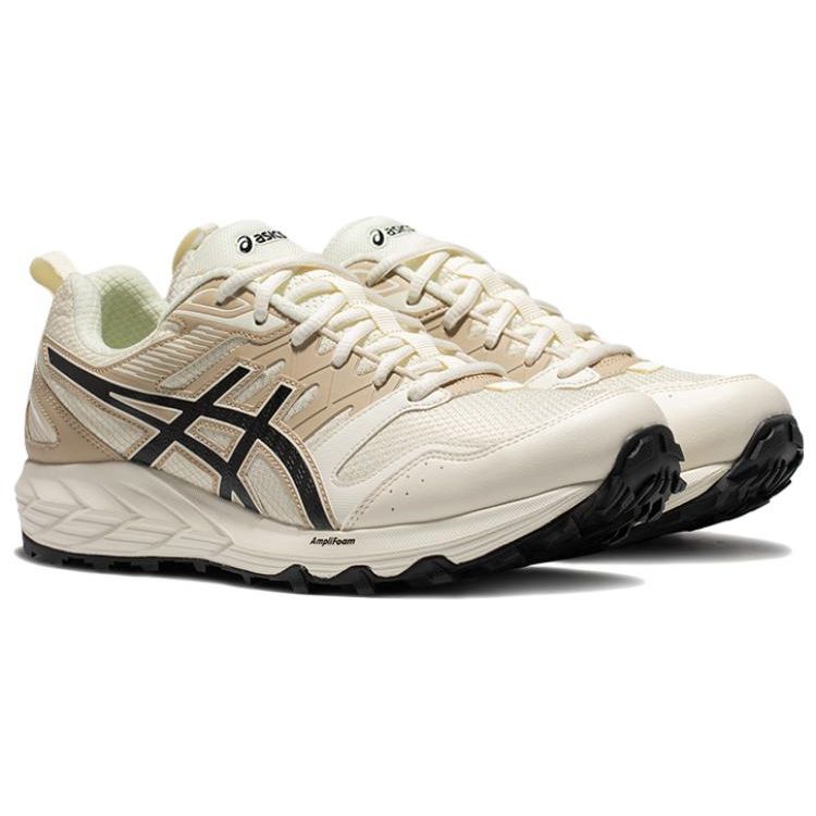 Asics Gel-Sonoma CN Удобная Ткань Низкие Повседневные Кроссовки для Бега Мужские кроссовки Бежевый Черный 1011B772-200