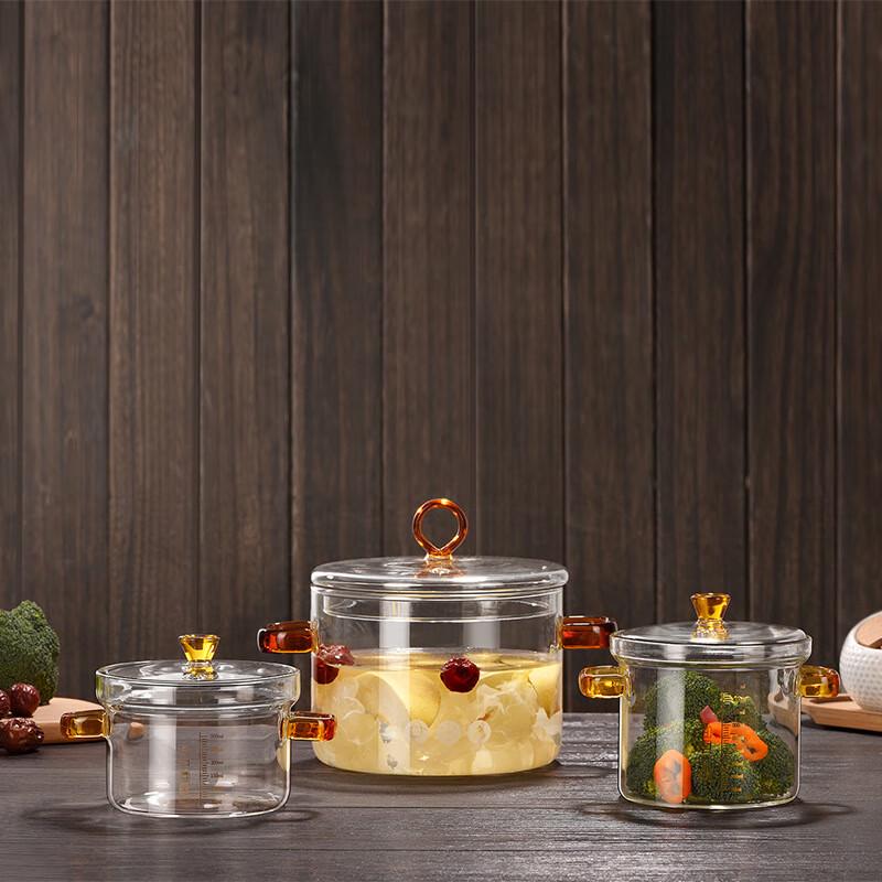 Shangqi 450ML High Borosilicate Glass Stew Pot