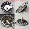 1pc/2pcs Kitchen Basin Drain Dopant Sink Strainer Basket Waste Filter Stopper Bathroom Hair Catcher
