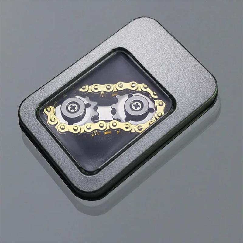 Звездочки, маховик, гироскоп, Спиннер, антистресс, тревога, металлические велосипедные цепи, EDC Spinner, игрушки для взрослых и детей