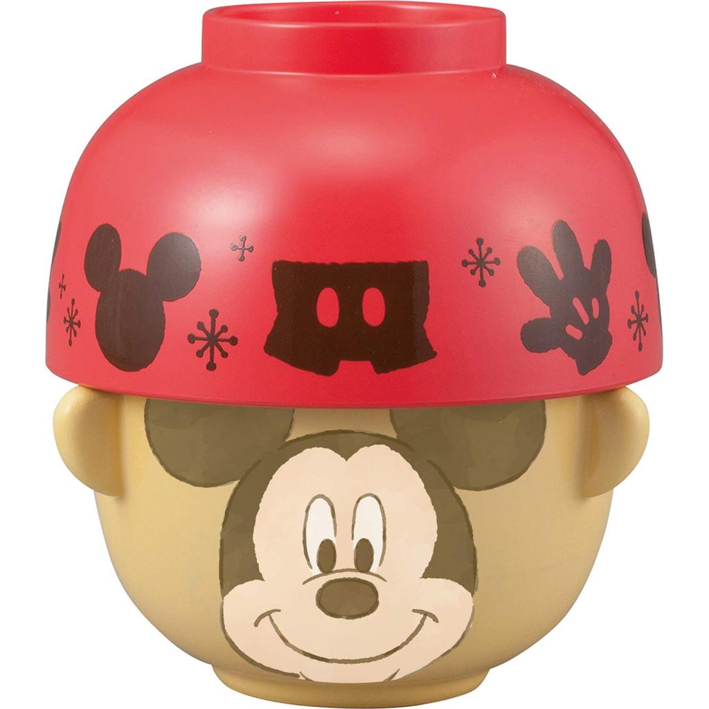 Sun Art Disney Mickey Mouse (Crayon Touch) Soup Bowl and Rice Bowl Set, Mini, SAN3003-1