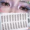 3D Cat Eye Fox Clusters Lashes Natural Individual Lashes False Eyelashes for Eyelash Extension