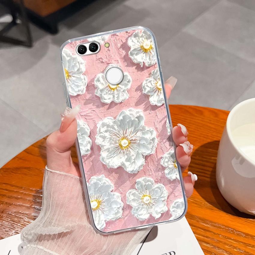 Для Huawei Nova 2 2S 3 3e 4 4e 5 5i 7i 6 7 SE Роскошный прозрачный чехол для телефона с красивым узором крыльев бабочки, мягкий силиконовый противоударный чехол для Huawei