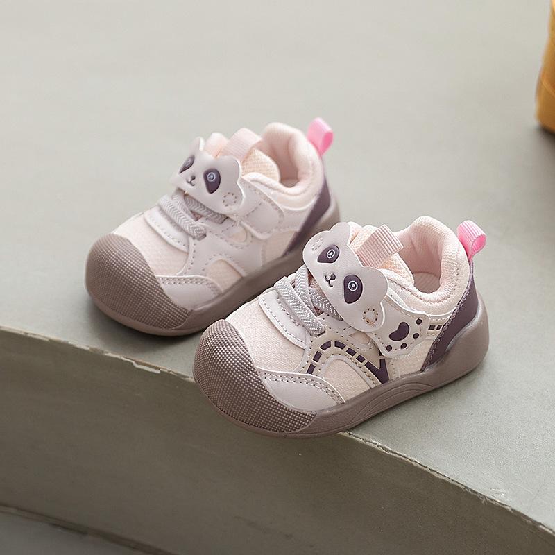 Autumn Baby Soft Sole Walking Shoes Breathable Non Slip Cartoon Sneakers For Toddler Boys And Girls First Walkers