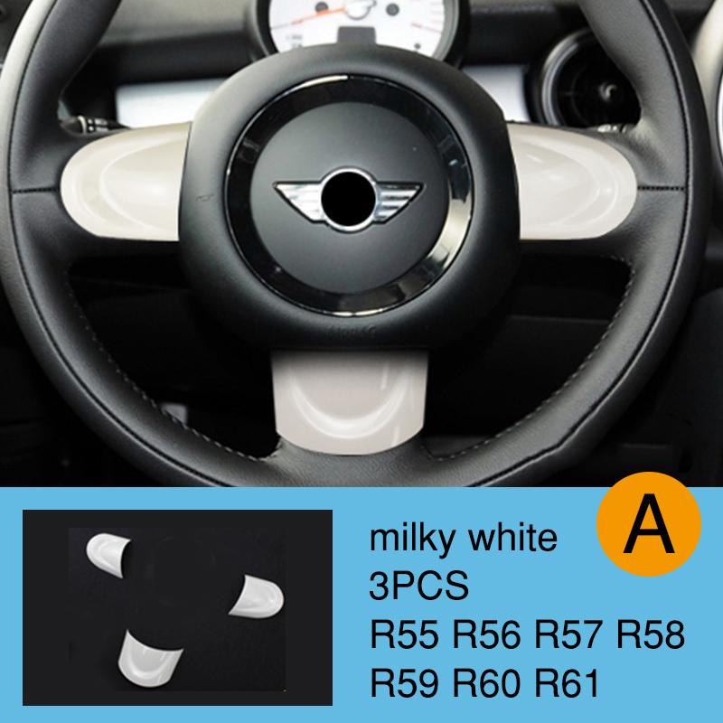 Car Steering Wheel Panel Multimedia Button Decorative Cover For BMW MINI Cooper JCW R55 R56 R57 R58 R59 R60 R61 Car Accessories