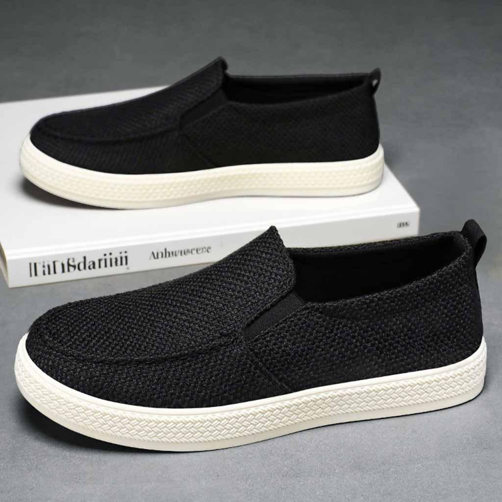 Старая пекинская тканевая обувь мужская летняя повседневная обувь обувь для вождения ходьба одной ногой дышащая мягкая подошва без усталости