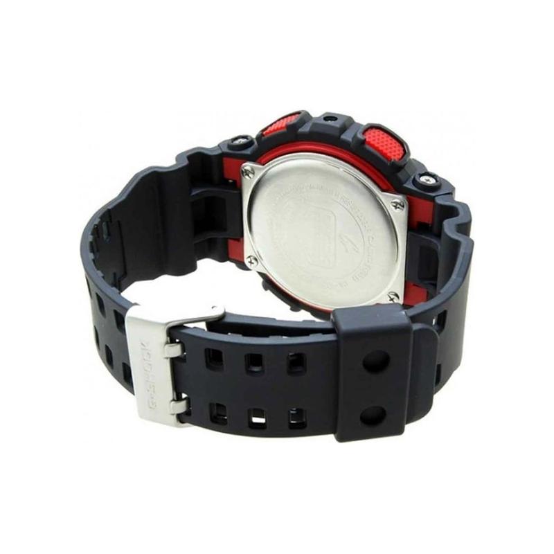 Casio Серия с двойным дисплеем LCD/Стрелки Cool Classic Модные Спортивные Водонепроницаемые Кварцевый Механизм Ремешок из Смолы Японские и Корейские Часы Мужские GA-100-1A4DR