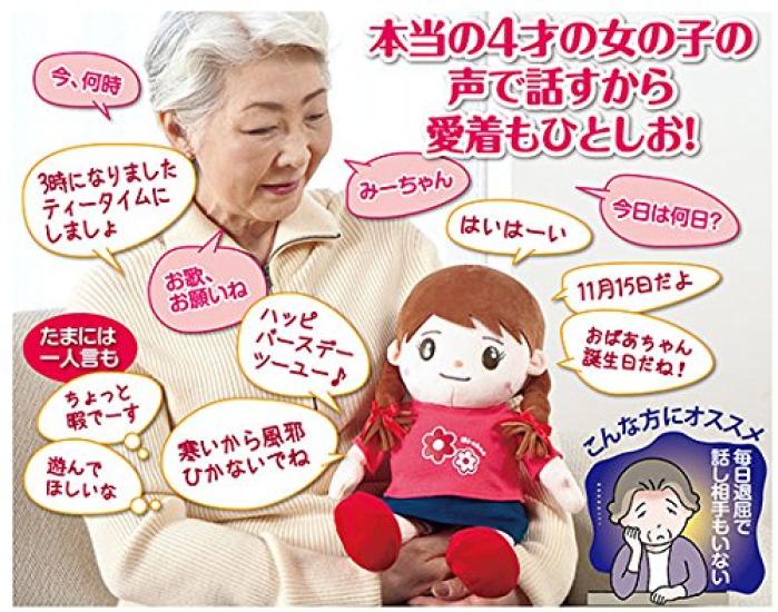Кукла с функцией распознавания голоса Говорящая Ми-тян