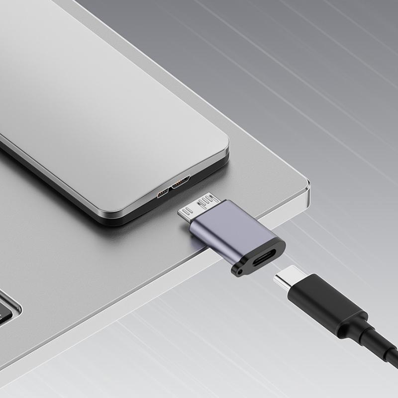 Адаптер USB A/C - Micro B 3.0, 10 Гбит/с, сверхскоростной преобразователь синхронизации данных для Macbook Pro, адаптер Samsung Type C - Micro B