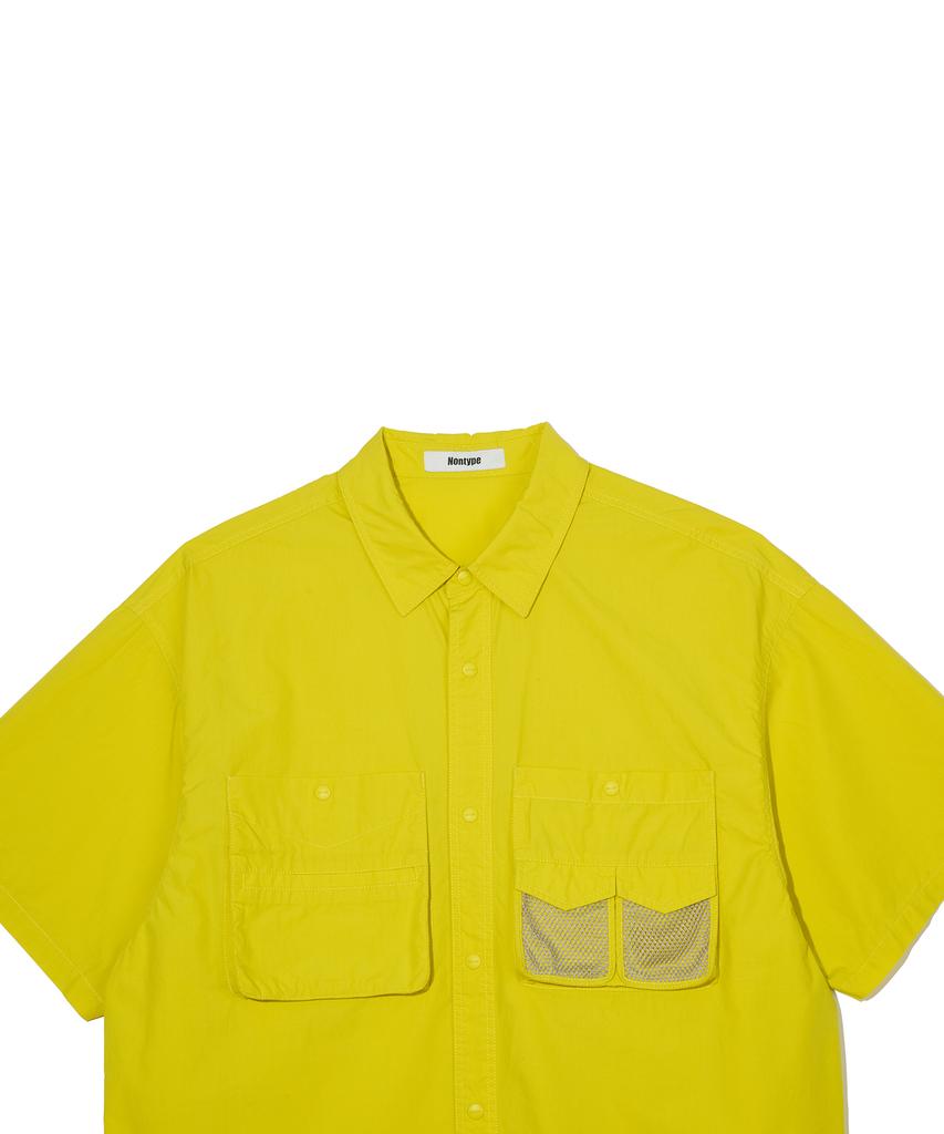 Сетчатые рубашки с коротким рукавом Nontaib Twin Cargo S/S (желтый)