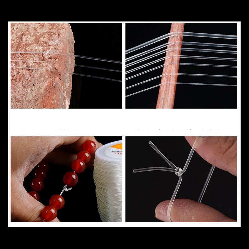 100m Strong Elastic Crystal Beading Thread Cord Jewelry Making Necklace Bracelet DIY Beads String Stretchable Thickness 2029
