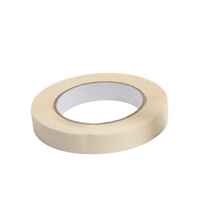 Adhesive Masking Tape – Protection for Painting Work DIY Superior Quality Finish All Surfaces - 19mm X 50m
