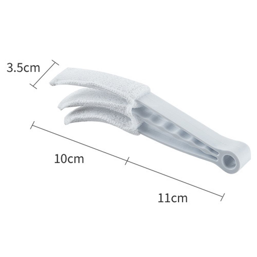 Инструмент Микрофибра Тряпка для уборки венецианских жалюзи Щетка-зажим Бытовая Съемная