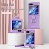 Чехол-ремешок Samsung Z Flip7 Silk Ribbon: Защитный чехол с полным покрытием и держателем-кольцом для Flip6/5, ощущается как вторая кожа.