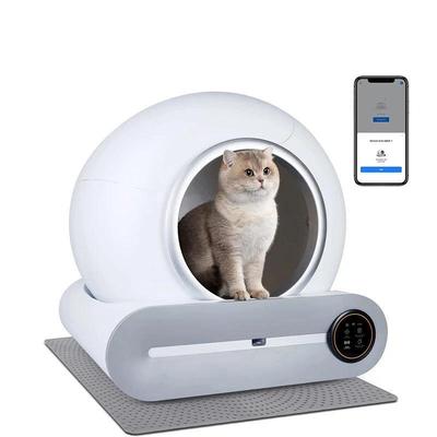 Tonepie Автоматический умный кошачий туалет самоочищающийся Arenero Gato Gato 65 л управление через приложение кошачий туалет коврик лоток ионный дезодоратор