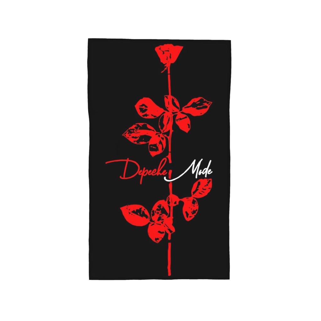 Depeche Cool Mode Музыкальный Нарушитель Мягкое Лицевое Полотенце Быстросохнущее Для Бассейна Ванной Хлопковые Полотенца Дышащие