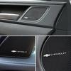 4 шт. Сплавные наклейки на автомагнитолу для Corvette AVEO CAPTIVA Cavalier IMPALA MALIBU ORLANDO Sail SPARK Декорация эмблемы
