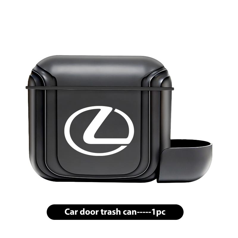 GEFF2 Hanging Car Trash Can Garbage Dust Case Storage with Lid Bin For Lexus RX350 IS250 CT200h ES250 ES300h NX300h IS200 GS300