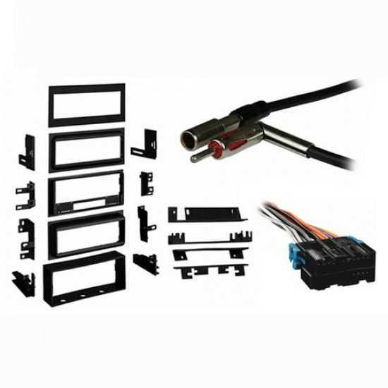 Fits Cadillac Coupe DeVille 1988-1993 Single Din Harness Radio Dash Kit