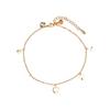 Bracelet de cheville - LUXENTER - Basal - Or jaune 18 carats - Doré - Femme