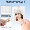 20Pcs Paper Photo Frames Bright White Card Picture Frames DIY Creative Hanging Inside Aperture To Fit Image 6x4 with Rope and Mini Wood Clip