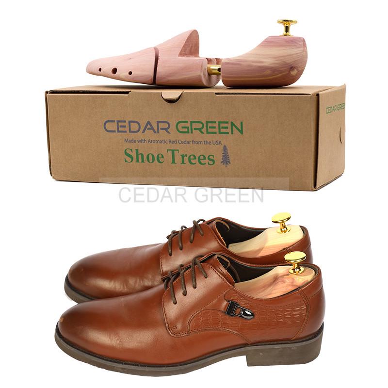 Adjustable North American Cedar Shoe Stretcher: Anti-Crease Wooden Expander for Men's & Women's Shoes