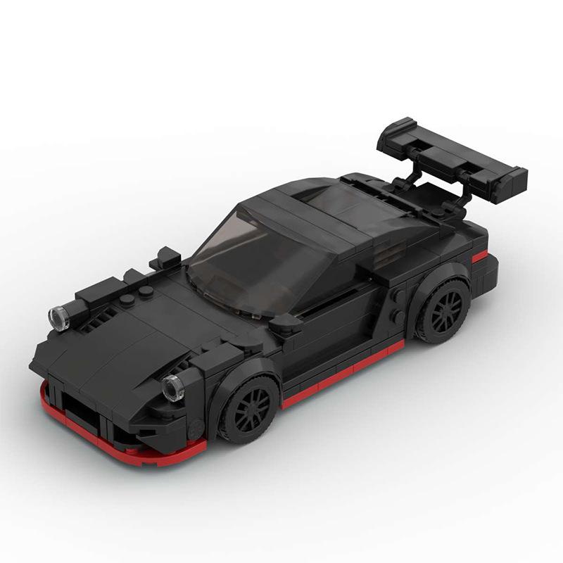Мини-модель автомобиля Porsche 911, совместимая с Lego - Классическое креативное настольное украшение