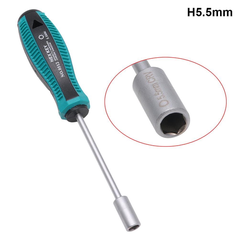 Metal Socket Driver Wrench Screwdriver 3mm-14mm Hexagonal Screw Driver Repair Tools for Maintenance and Repair