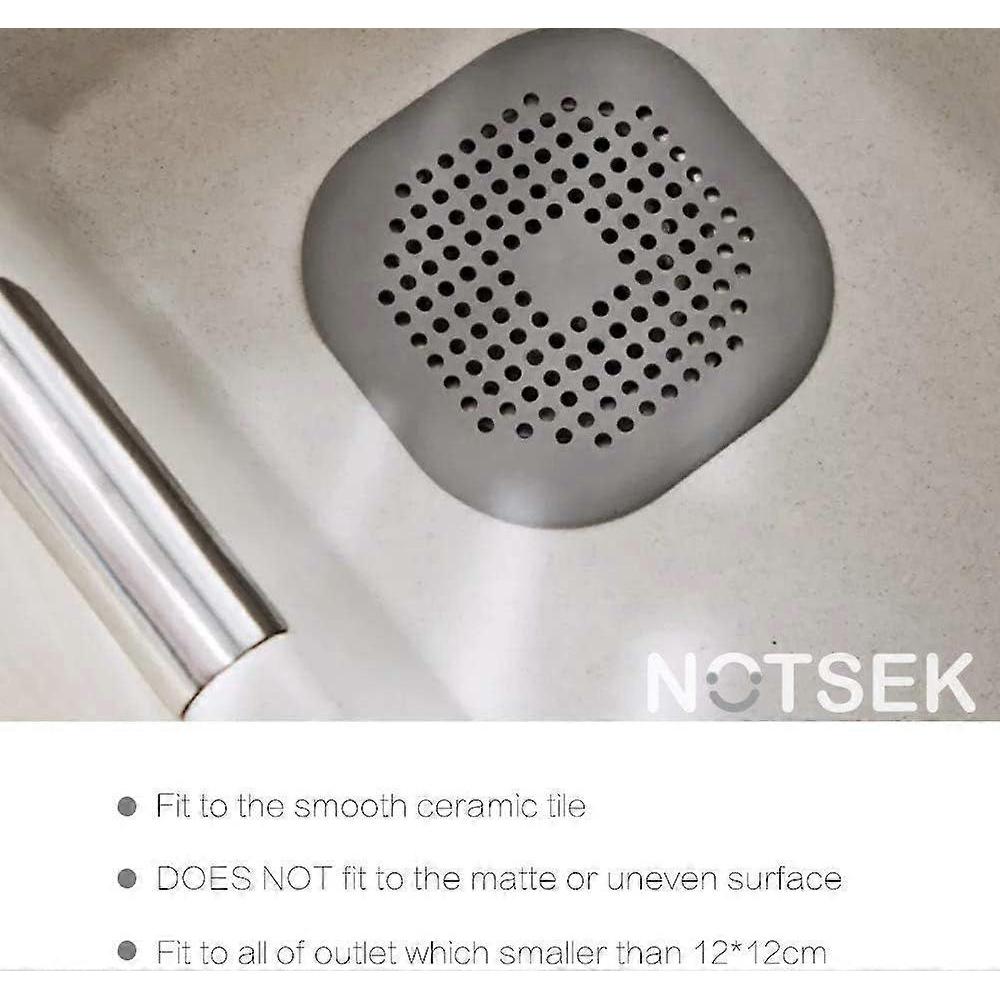 Shower Drain Covers, Silicone Tube Drain Hair Catcher Stopper with sucker for Bathroom Kitchen, Rubber Bathtub Sink Strainer Plug Filter Trap Home Dr