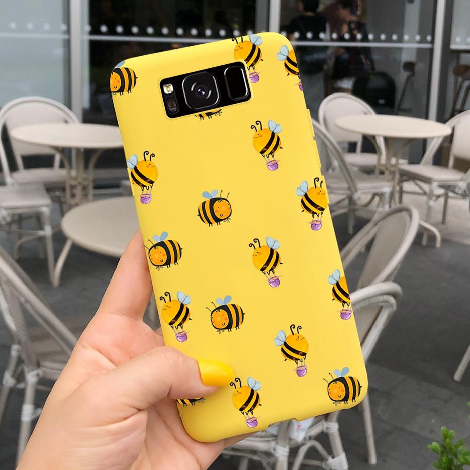 Чехол для Samsung Galaxy S8 Чехол Galaxy S8+ Стильный Подсолнух Красивые Девушки Чехол Для Samsung S8 Plus GalaxyS8 S8+ Мягкие Сумки Чехол
