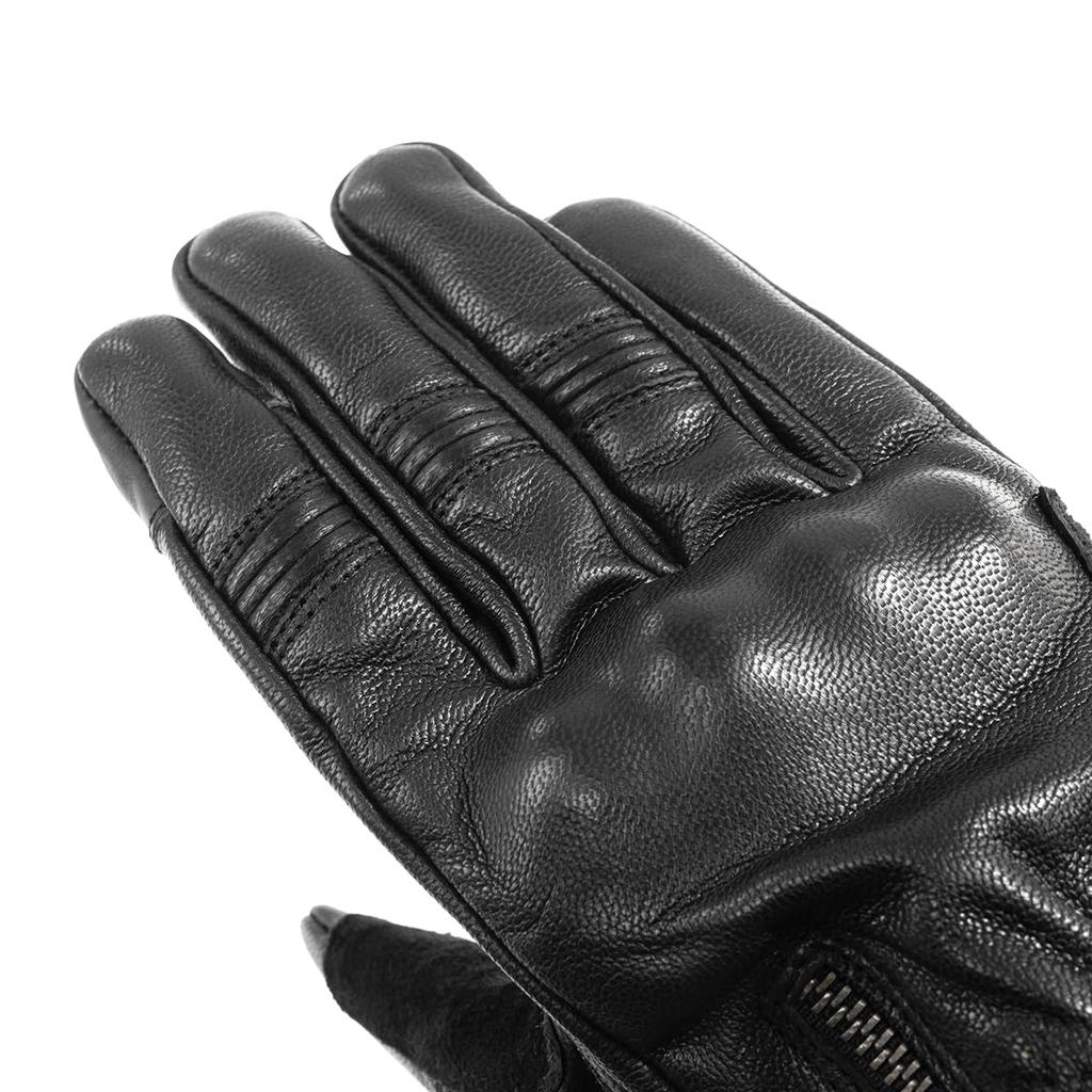 Кожаные мотоциклетные перчатки Komine Small GK-263, Черные,