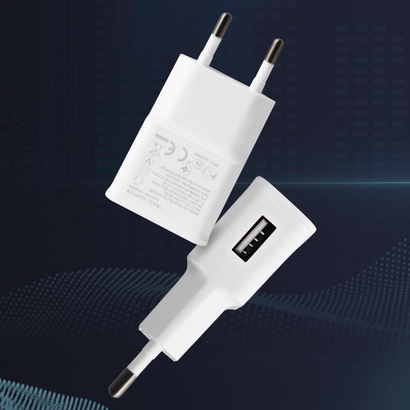 5В1А/5В2А USB Зарядное устройство Головка-вилка для зарядки мобильного телефона Стандарт ЕС/США Матовая сторона U/S4/7100