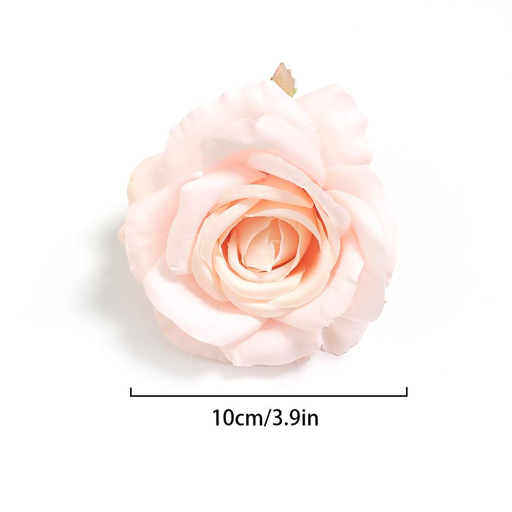 2/5 шт. 10 см искусственные розы, шелковые головки цветов, имитация цветка, украшение дома, комнаты, свадебное украшение, аксессуары для DIY венков