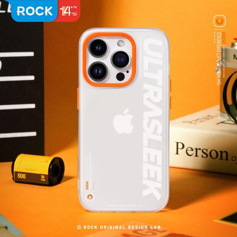 ROCK iPhone 15 Pro Frosted Skin-Feel Protective Case