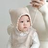 Winter Baby Knitting Hat Solid Color Ear Protection Cap Cute Cat Ear Knit Hat  Boys Girls