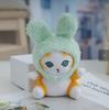 30pcs/lot 12cm Cute Animal Rabbit Cat Plush Toys Keyring Stuffed Shark Cat Pendant Key chain Gifts Dolls for Children