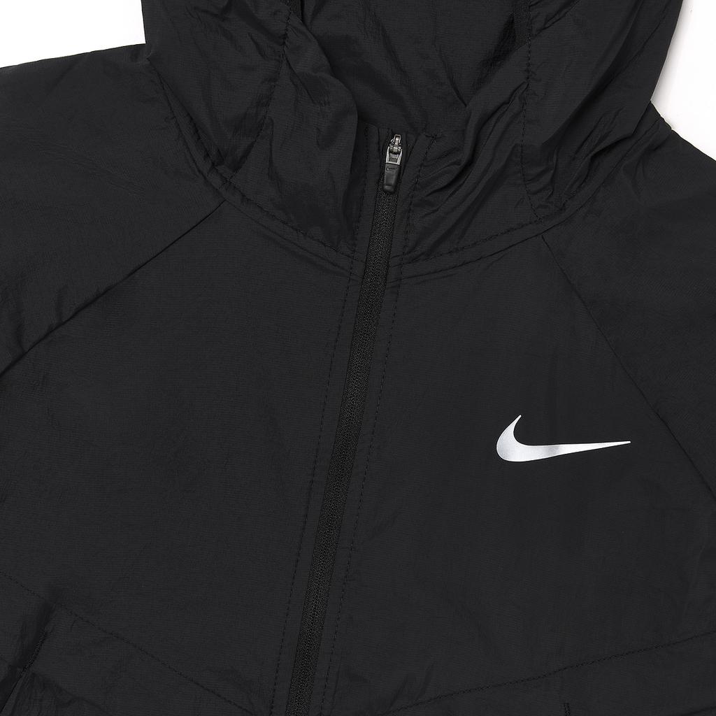 Nike Однотонная толстовка с капюшоном, длинным рукавом и молнией, мужские куртки, черная HV4549010