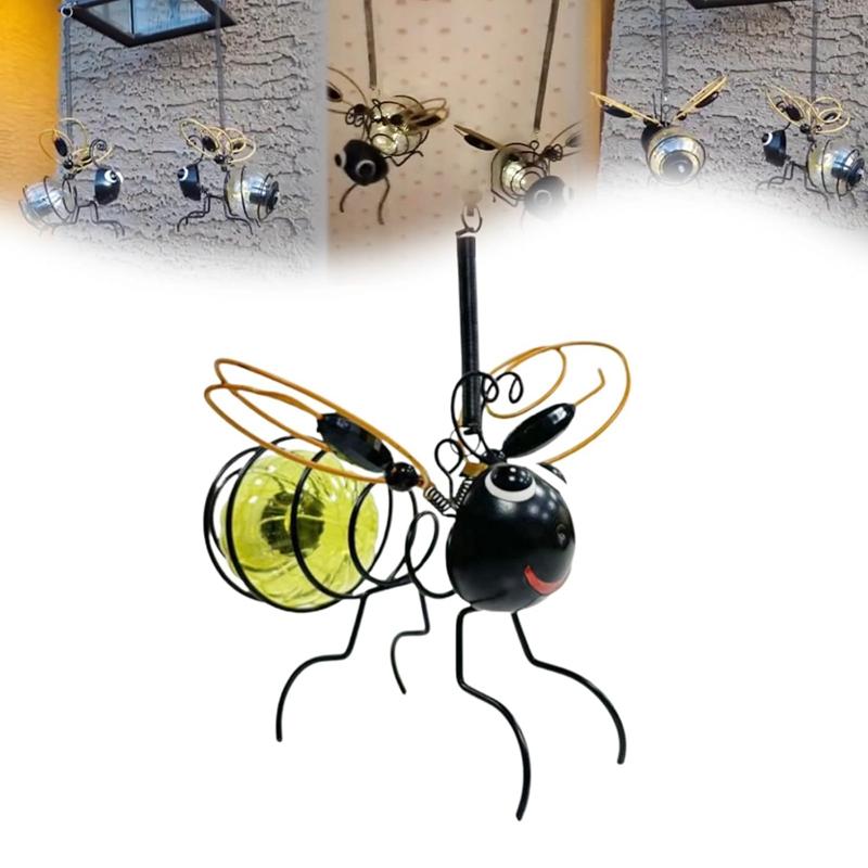 Имитация пчелы, солнечный свет, садовый декоративный свет