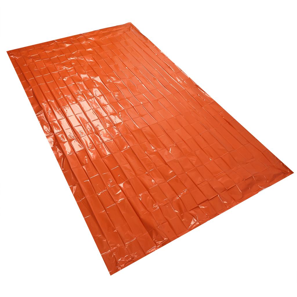 Аварийное одеяло, светоотражающее оранжевое аварийное одеяло для выживания в походе на открытом воздухе
