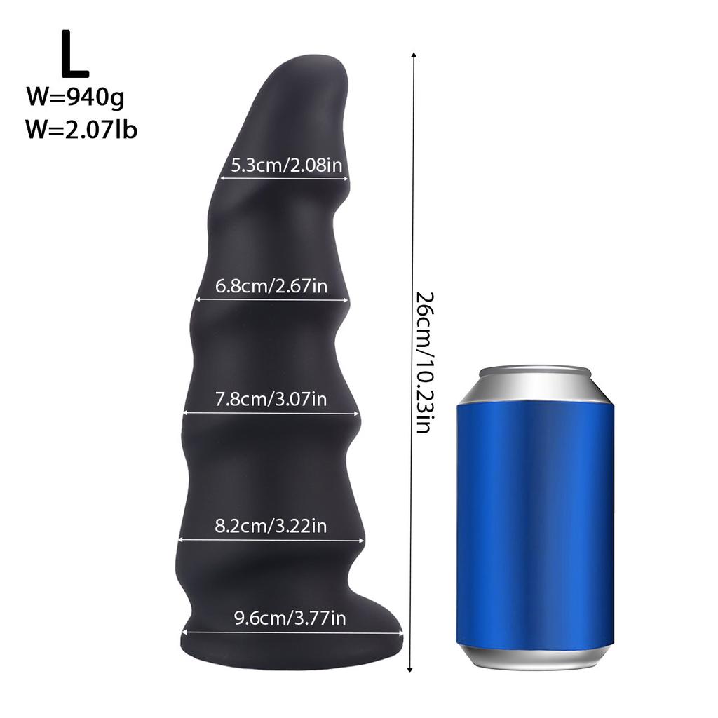 Силиконовая волна Анальная пробка Пара Сексуальная Мастурбация Анус Секс-игрушка Мужчины и Женщины Носят Анти-офф Хризантема Расширение Дилдо