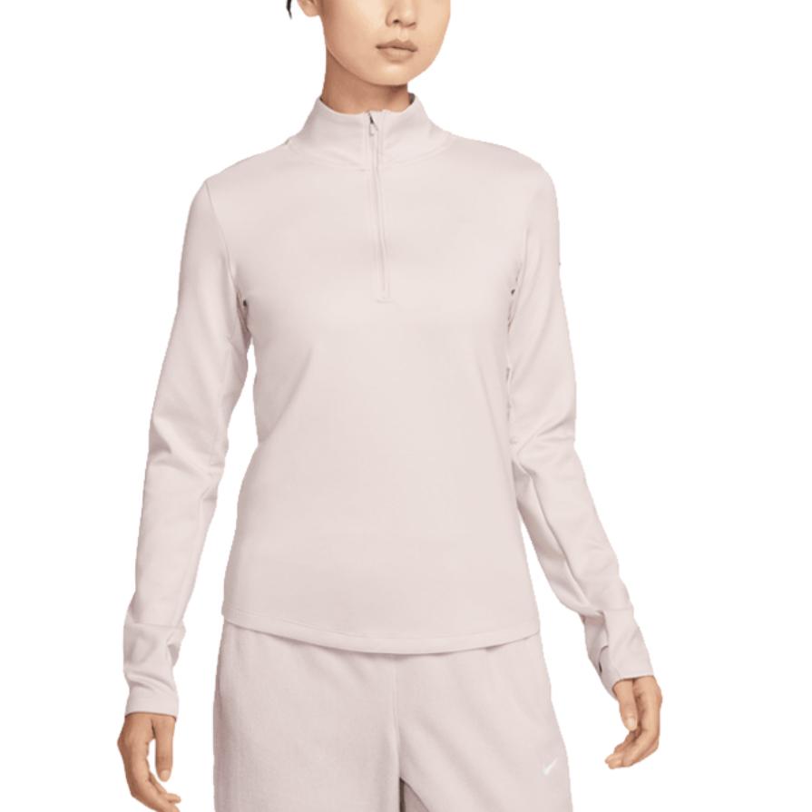 Nike T Shirts Women's Light Pink Stand Collar Moderate Other HV3689-667