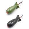 Ergonomic Rocket Shape  360 Degrees Rotating Bait Thrower Practical Large Capacity Lure Thrower Fishing Supplies