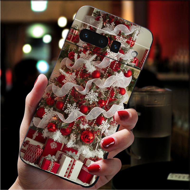 Phone Case For Google Pixel 10 9 Pro XL 9A 8 7 6 Pro Pixel 8A 7A 6A Pixel 8 7 6 5 Christmas Deer Tree Case